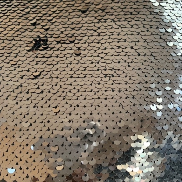 Silver Sequin Throw Pillow - Picture 2 of 3